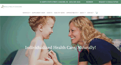 Desktop Screenshot of naturalmedicinenh.com